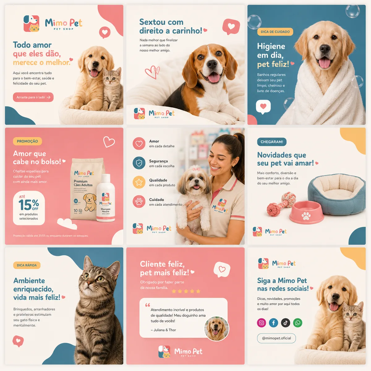 Mimo Pet — identidade visual 10